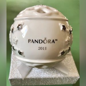 Pandora 2011 Collector Porcelain Christmas Ornament.